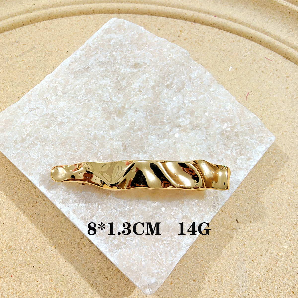 Wholesale Spring Clip Geometric Alloy Hairpin Back Head Ponytail Hair Accessories All-match Fashion Hair Headwear